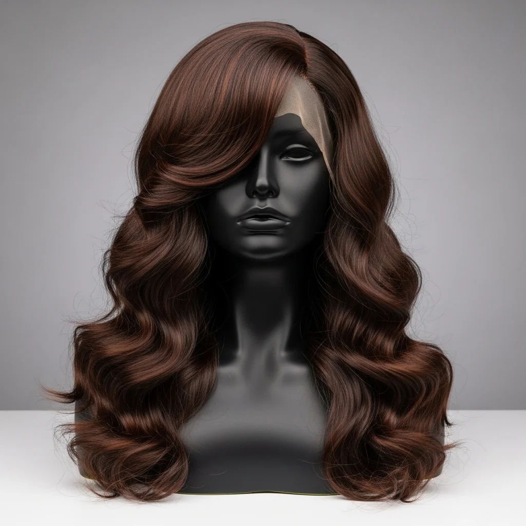 Gold luxury product packaging and hair supplier presentation